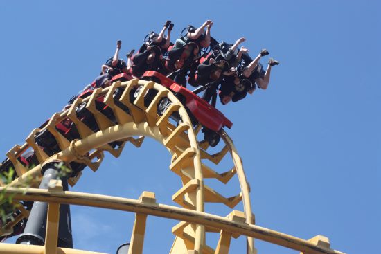 rever montagnes russes parc attraction